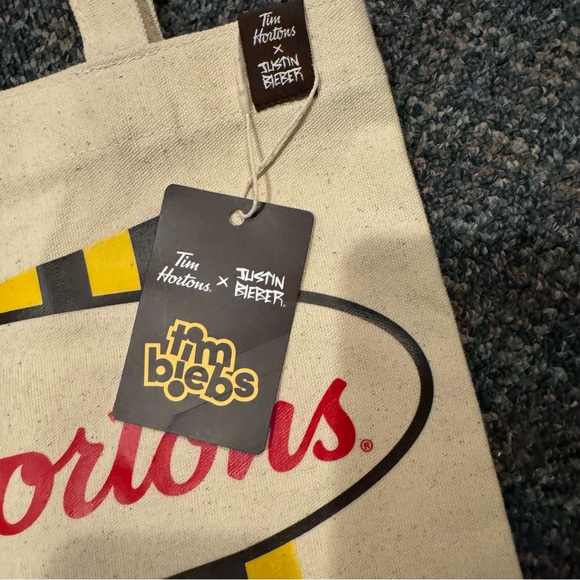 justin bieber x tim hortons tote timbeibs - Picture 7 of 7